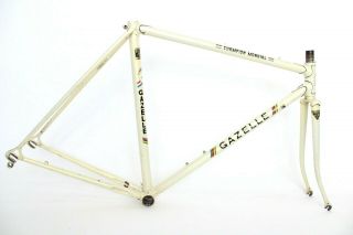 Vintage frame and fork Gazelle Champion Mondial A Frame made in Holland 2