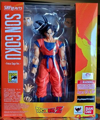 2015 Sdcc S.  H.  Figuarts Exclusive “son Goku” - Frieza Saga Ver.  -