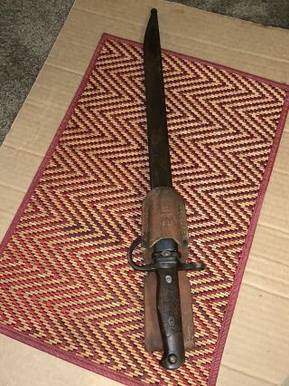 Wwii Type 30 Japanese Bayonet {kokura Arsenal} Serial 21903