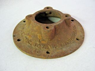 Antique W & B Douglas 40 Hand Water Pump Cast Iron Base - Lamp Base Steampunk