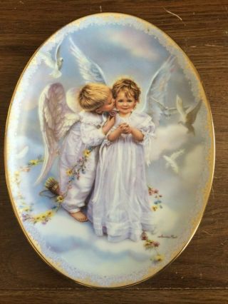 1999 Angel Kisses By Sandra Kuck Plate - First Issue