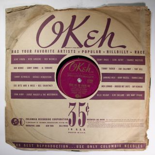 Billie Holiday Okeh 6369 E,  Jazz 78