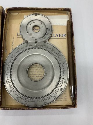 Lightning Calculator Vintage Adding Machine Metal - Balsley