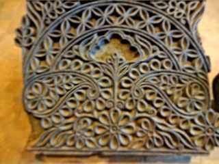 2 - Antique/Vintage Handmade Paisley/Floral India Wood Printing Blocks 3