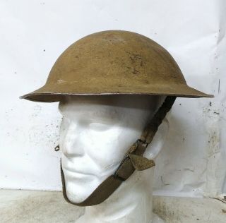 South - African Sa Mkii Helmet Thick Sand Finish,  North Africa Jager Rand Marked