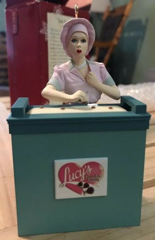 I Love Lucy Hallmark Job Switching Candy Factory Xmas Ornament Keepsake 2002 Nos
