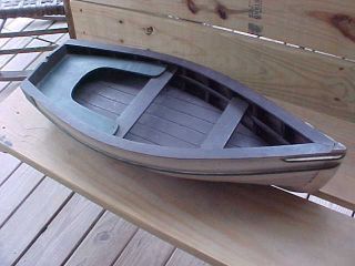 Vintage Handmade Wooden Model Boat 28 "