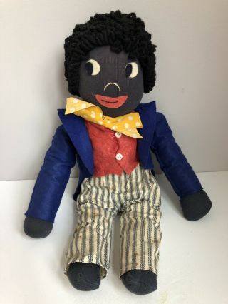 Vintage Handmade Black Americana African American Doll