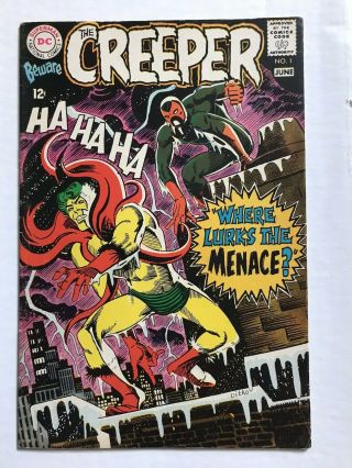 Beware The Creeper 1.  1968 Dc Comics Steve Ditko.  Vf - Range