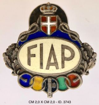 Fascismo Federazione Italiana Atletica Pesante Distintivo Gruppo Olimpico “3743”