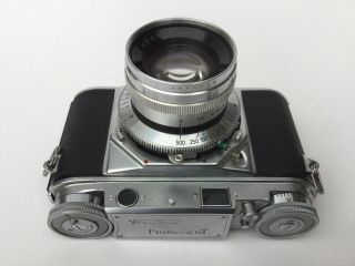 Vintage VOIGTLANDER Prominent CAMERA W/voightlander Ultron f2 50mm Lens 3