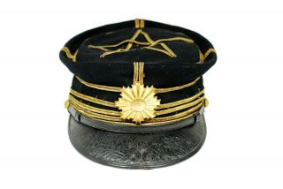 WW2 Imperial Japanese Army IJA Officer ' s Hat for Full - dress Uniform 3