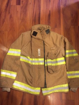 Firefighter Ramwear Turnout Bunker Coat 46x27 Costume 1996 Vintage No Cut Out