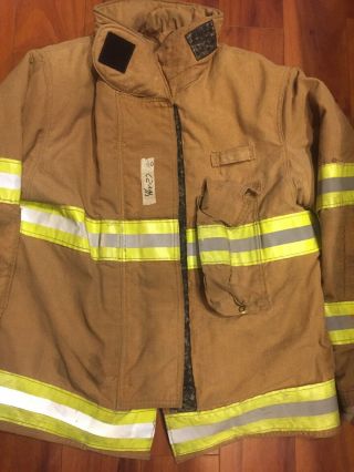 Firefighter Ramwear Turnout Bunker Coat 46x27 Costume 1996 Vintage NO CUT OUT 2