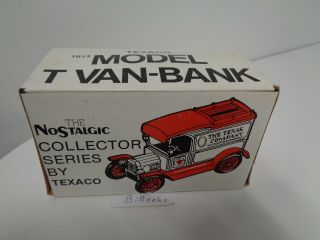 Texaco Oil 1 1984 Ertl Series 1913 Model T Van Bank