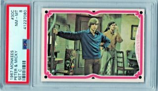 1967 Monkees Set C 30 The Monkees Peter Tork And Micky Dolenz Psa 8