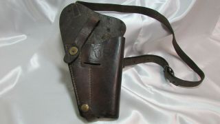 Ww2 Era " Us Boyt 43 " Military Leather Shoulder Holster For 45 Cal