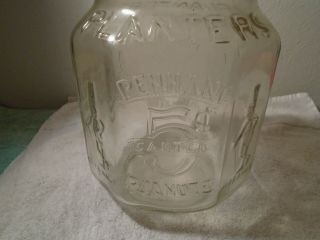 Glass Planters Salted Peanuts Country Store Display Jar 5 Cents antique vintage 3