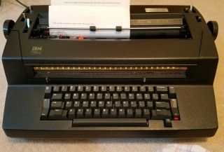 Vintage Ibm Correcting Selectric Iii 3 Electric Typewriter With Cover Cartridge