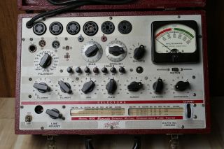 Vintage Hickok 600 Tube Tester Needs Fuse And Pilot Light