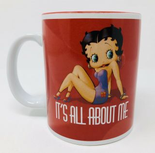 Betty Boop Red & White Coffee Mug,  (2012) It’s All About Me.