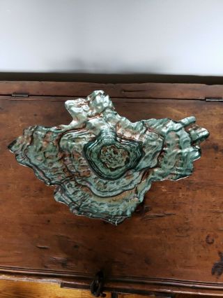 Vintage Large Abalone Shell Dish Iridescent 18 " ×13 " ×4 "