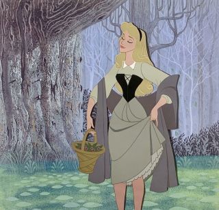 1959 Walt Disney Sleeping Beauty Briar Rose Production Animation Cel