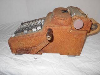 Vintage Antique R C Allen Manuaul Adding Machine