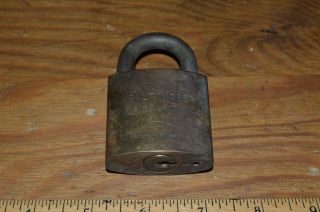 Vintage Baltimore Gas & Electric Co Public Utility Brass Lock No 4 - No Key