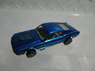 Redline Hot Wheels Blue Custom Mustang