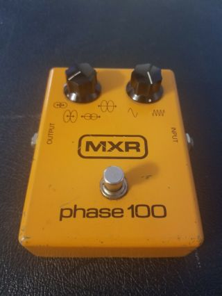 Vintage Mxr Phase 100 Phasor Phaser Guitar Effect Pedal -