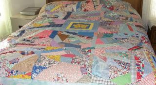 Vintage Quilt Top Unfinished From The 40 