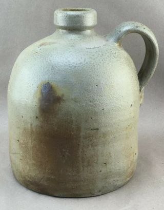 Antique Salt Glazed Stoneware Pottery Jug Unknown Maker