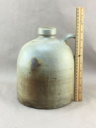 Antique Salt Glazed Stoneware Pottery Jug Unknown Maker 2