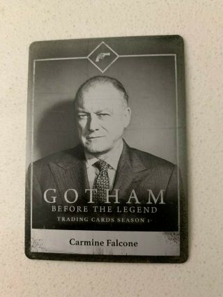 Carmine Falcone Black Printing Plate Cryptozoic Gotham Season 1 C12 1/1