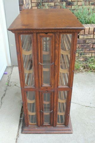 Antique Country Store Oak Country Store Ribbon Cabinet – A.  N Russell & Sons 3