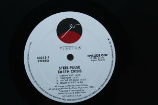 Steel Pulse ‎– Earth Crisis lp 3