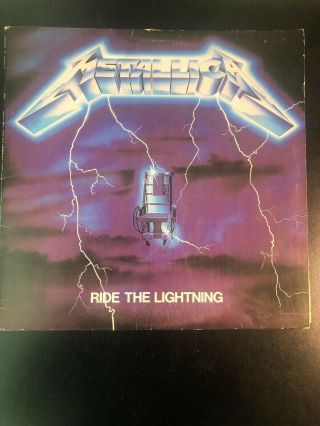 Metallica Ride The Lightning 1984 Elektra 60396 - 1 Lp