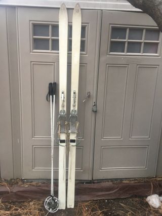 Lange Military Skis With Swiss Army Bindings 10th Moutain Division 207cm Vr?