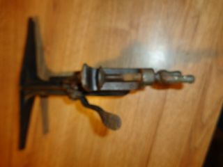 Antique No.  3 SAW VICE with SWIVEL Farm tool 2