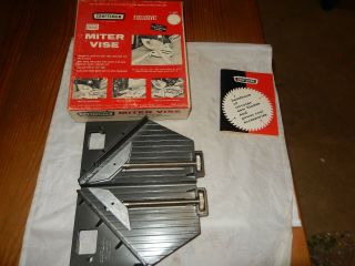 Vintage Craftsman Miter Box With Instruction Book And Orig.  Box Radial Arm Saw
