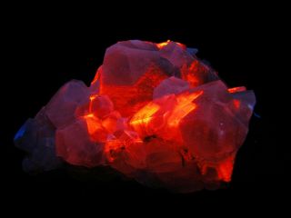 Bright Fluorescence Calcite From Leiping Mine Hunan,  China
