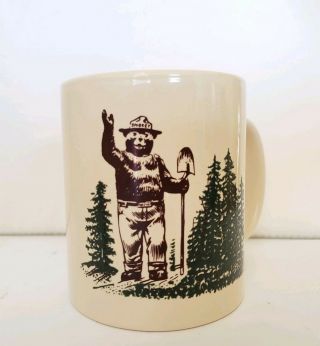 Smokey The Bear Mug Forest Heat Activated Color Change Coffee Cup Beige M Ware