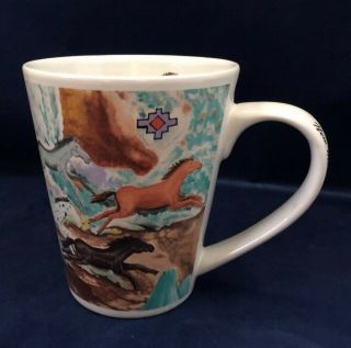 Maack Albuquerque Mexico Running Horse Ceramic Coffee Tea Souvenir Mug