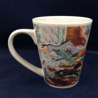 MAACK Albuquerque Mexico Running Horse Ceramic Coffee Tea Souvenir Mug 3