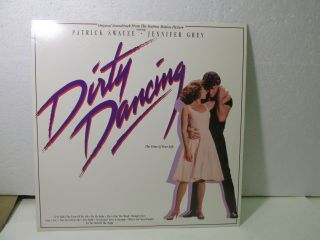 Soundtrack Motion Picture Presents Dirty Dancing 1987 Record Lp2231