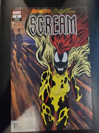 Absolute Carnage Scream 1 Nm Variant 1:25 Mike Allred Codex Spider Man Venom
