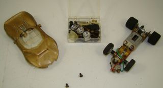 1/32 Chaparral 2c Slot Car Vintage Unknown Maker With Nos Parts