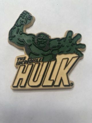 Vintage Classic Marvel Comics Incredible Hulk Plastic Fridge Magnet