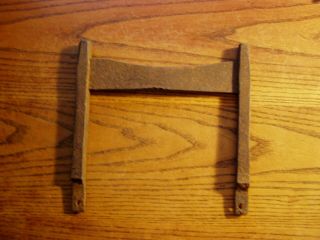 18th Century England Hand Forged Iron Boot Scraper W Mortised Construction